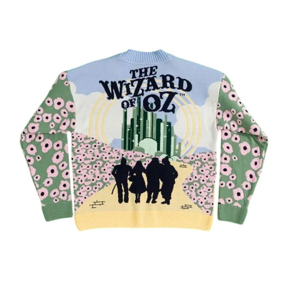 The Wizard Of Oz Womens/Ladies Yellow Brick Road Knitted Cardigan / Yellow/Blue/ - Picture 2 of 3